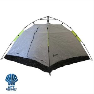 DFT 3 Kişilik Oto. Tek Kat Gri Çadır 210x210x130cm